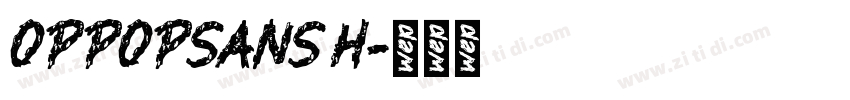 OPPOPSANS H字体转换